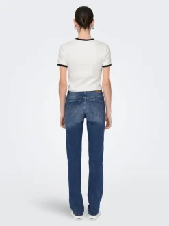 ONLALICIA Taille moyenne Straight Fit Jeans