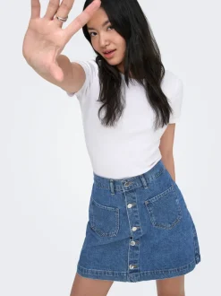 ONLAMAZING Jean Jupe en denim Jupe courte