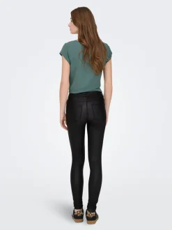 ONLANNE Skinny Fit Pantalon en cuir synthétique