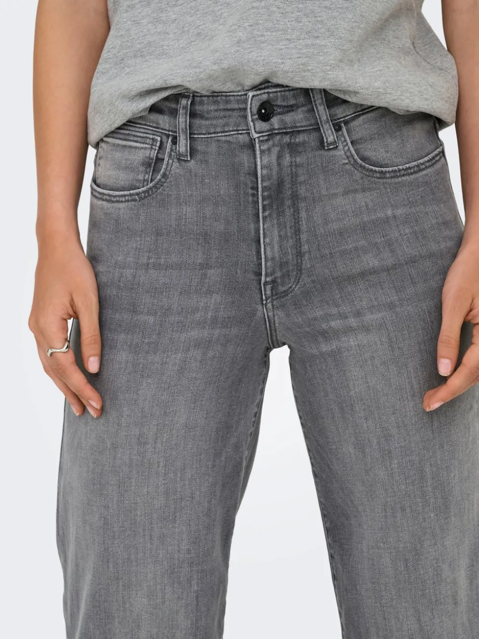 ONLANN-MADISON Taille haute Cropped Fit Jeans
