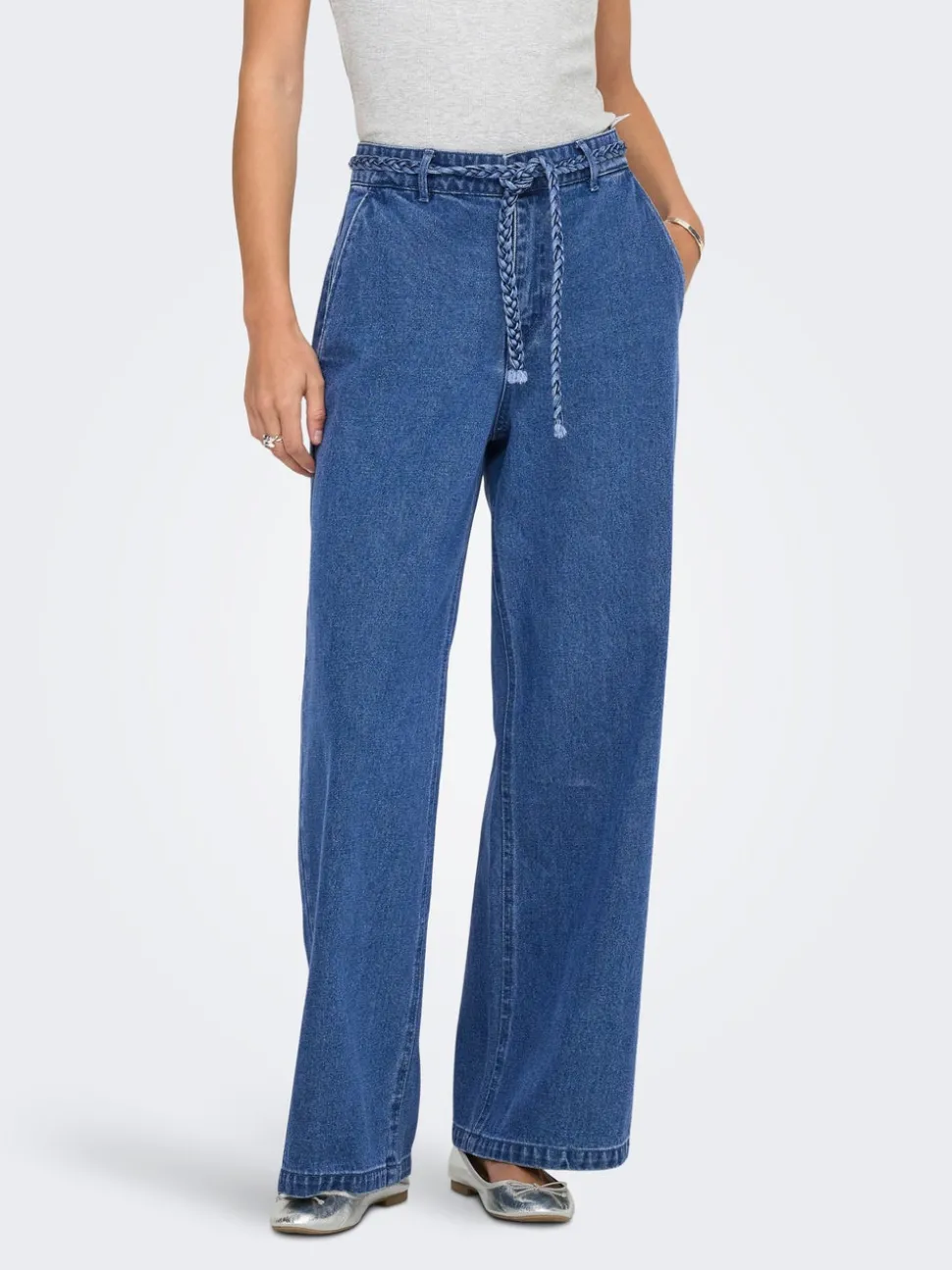 ONLARLENE Taille haute Wide Leg Fit Jeans