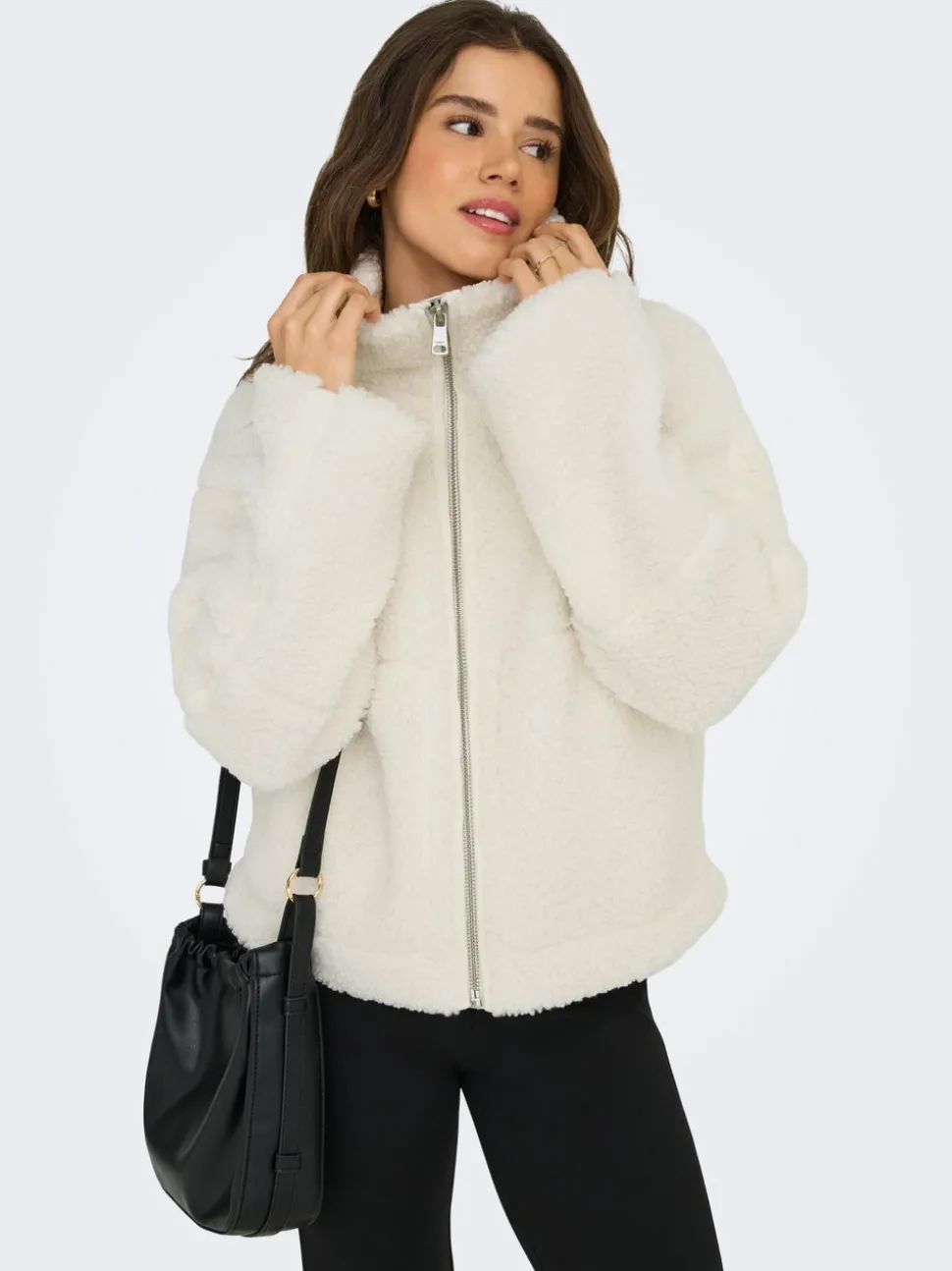 ONLASPEN Manteau en peluche
