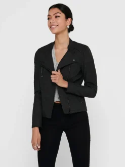 ONLAVA Veste en cuir synthétique
