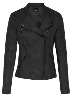 ONLAVA Veste en cuir synthétique