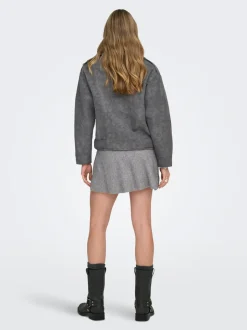 ONLAVA Veste en cuir synthétique