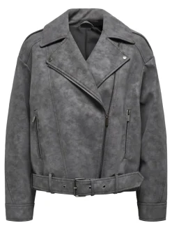 ONLAVA Veste en cuir synthétique