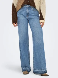 ONLBAILEY Taille haute Wide Leg Fit Jeans