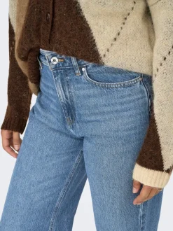 ONLBAILEY Taille haute Wide Leg Fit Jeans