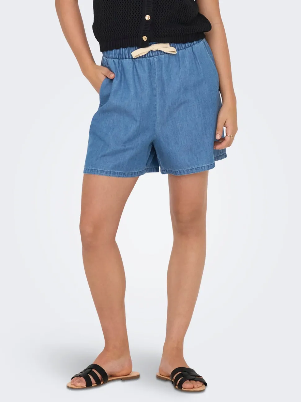 ONLBEA Straight Fit Short en denim