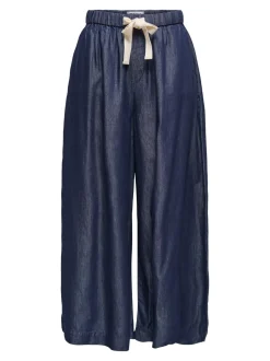 ONLBEA Taille haute Wide Leg Fit Longueur cheville Jeans