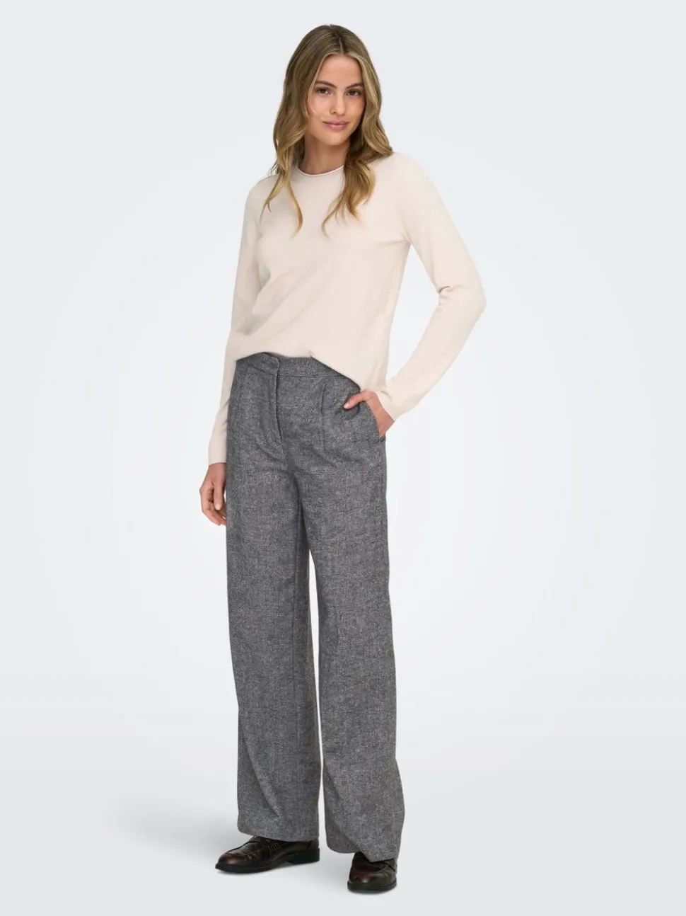 ONLBEKKA Wide Leg Fit Pantalon de tailleur