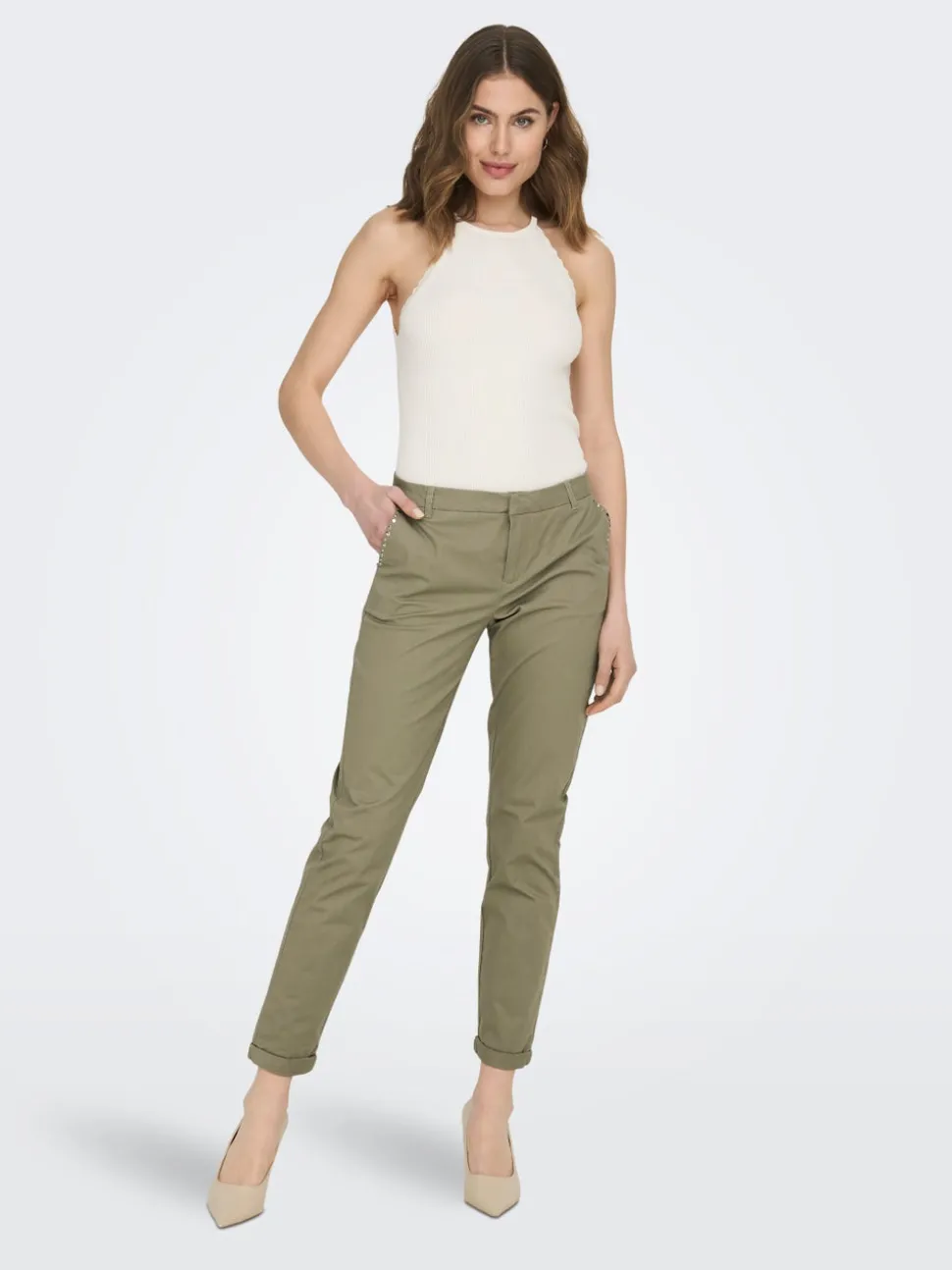 ONLBIANA Regular Fit Pantalon chino
