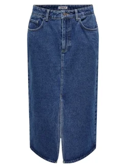 ONLBIANCA Jean Jupe en denim Jupe midi