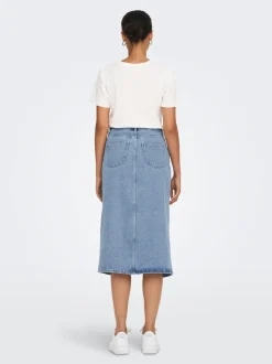 ONLBIANCA Jean Jupe en denim Jupe midi