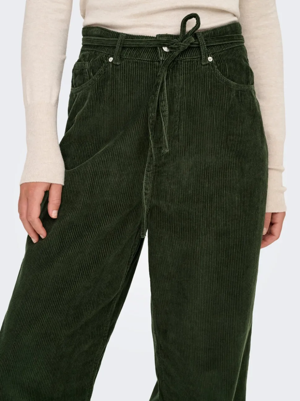 ONLBLEECKER Baggy Fit Pantalon à jambe large