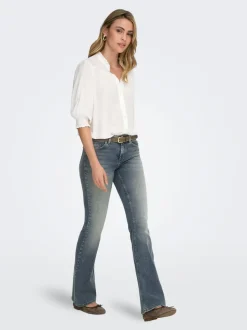 ONLBLUSH Taille moyenne Flared Fit Jeans