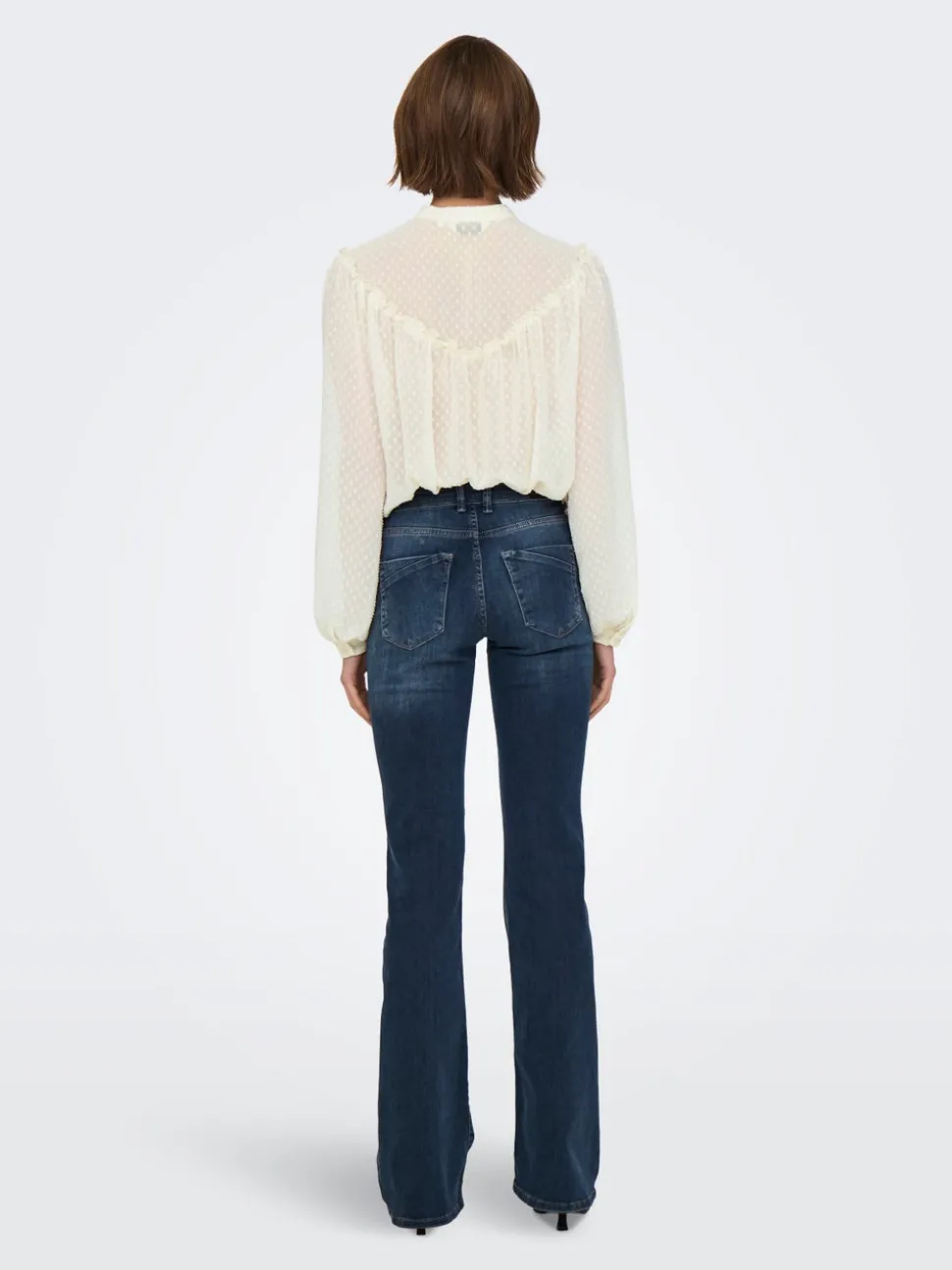 ONLBLUSH Taille moyenne Flared Fit Jeans