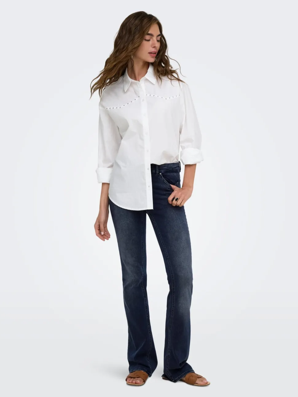 ONLBLUSH Taille moyenne Flared Fit Jeans