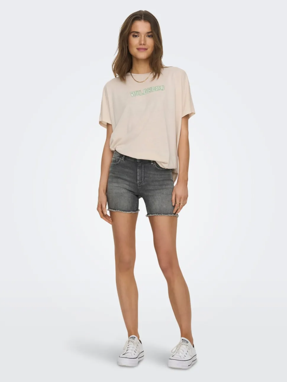 ONLBLUSH Taille moyenne Regular Fit Short en denim