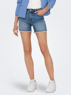 ONLBLUSH Taille moyenne Regular Fit Short en denim