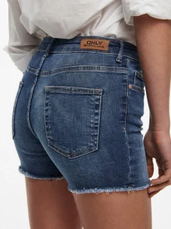 ONLBLUSH Taille moyenne Regular Fit Short en denim