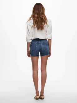 ONLBLUSH Taille moyenne Regular Fit Short en denim