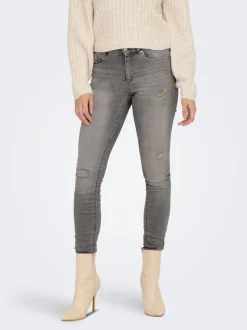 ONLBLUSH Taille moyenne Skinny Fit Longueur cheville Jeans