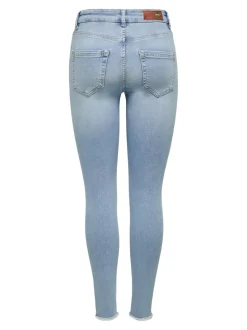 ONLBLUSH Taille moyenne Skinny Fit Longueur cheville Jeans