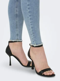ONLBLUSH Taille moyenne Skinny Fit Longueur cheville Jeans