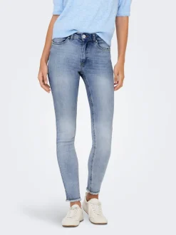 ONLBLUSH Taille moyenne Skinny Fit Longueur cheville Jeans