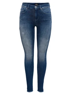 ONLBLUSH Taille moyenne Skinny Fit Longueur cheville Jeans