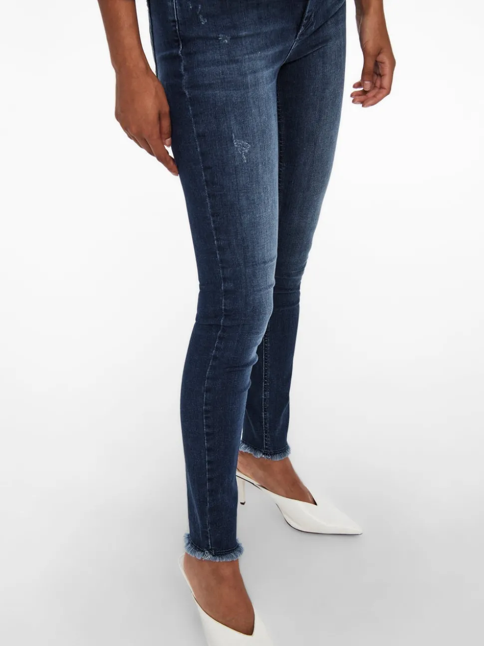 ONLBLUSH Taille moyenne Skinny Fit Longueur cheville Jeans