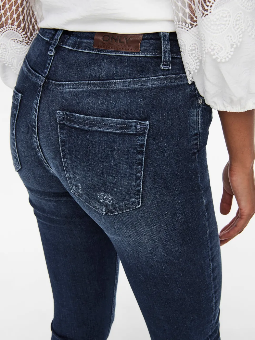 ONLBLUSH Taille moyenne Skinny Fit Longueur cheville Jeans