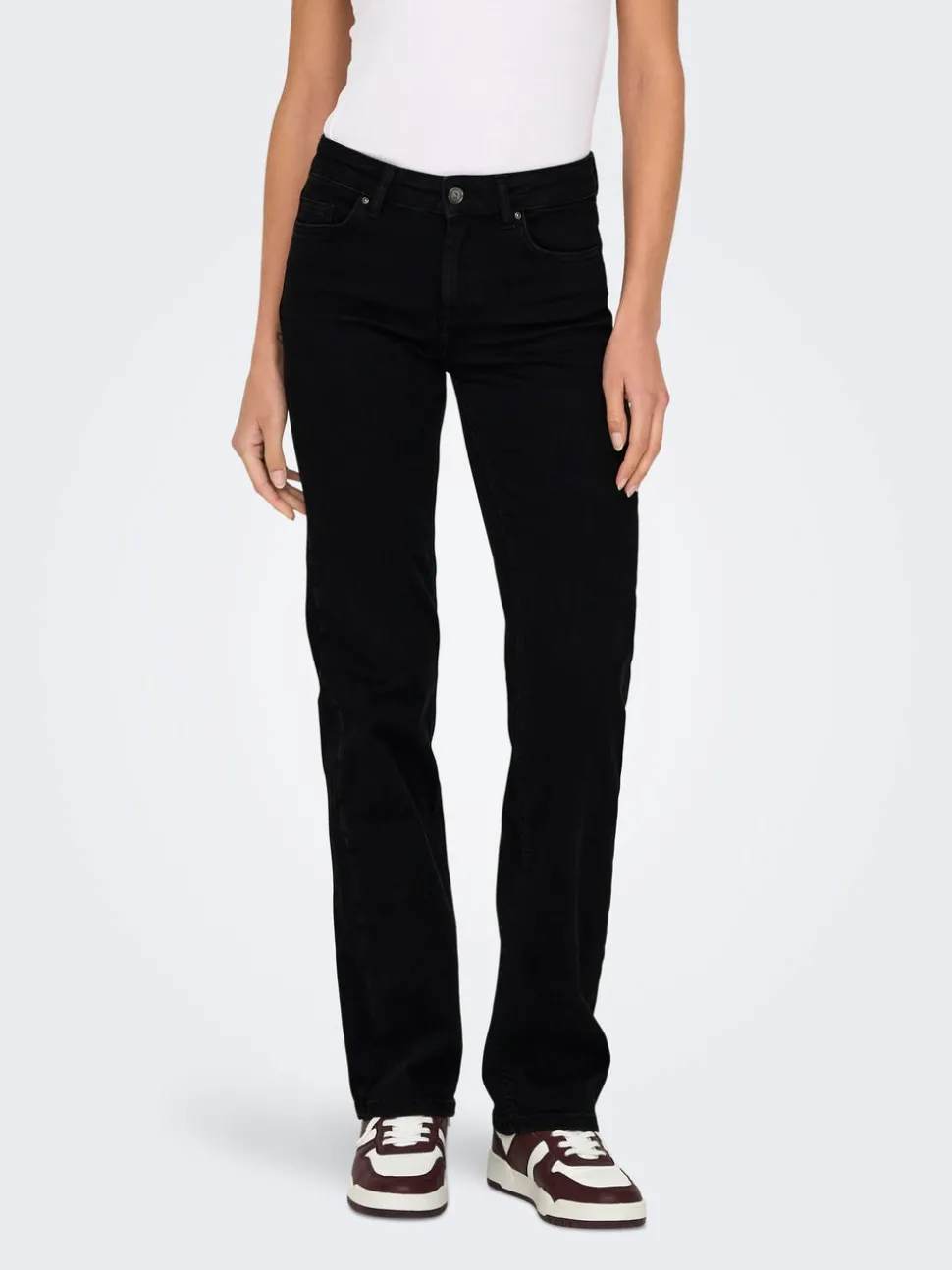 ONLBLUSH Taille moyenne Straight Fit Jeans