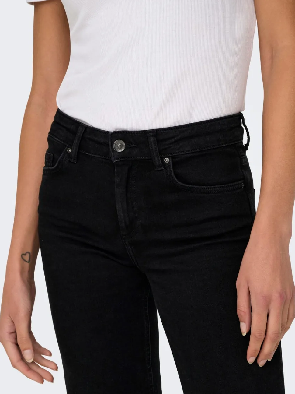 ONLBLUSH Taille moyenne Straight Fit Jeans