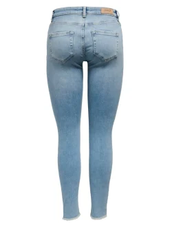 ONLBLUSH Taille moyenne Skinny Fit Longueur cheville Jeans