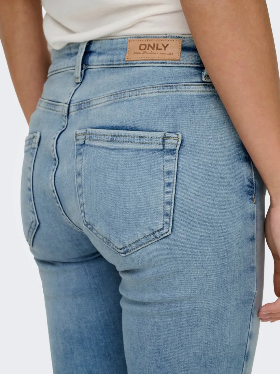 ONLBLUSH Taille moyenne Skinny Fit Longueur cheville Jeans