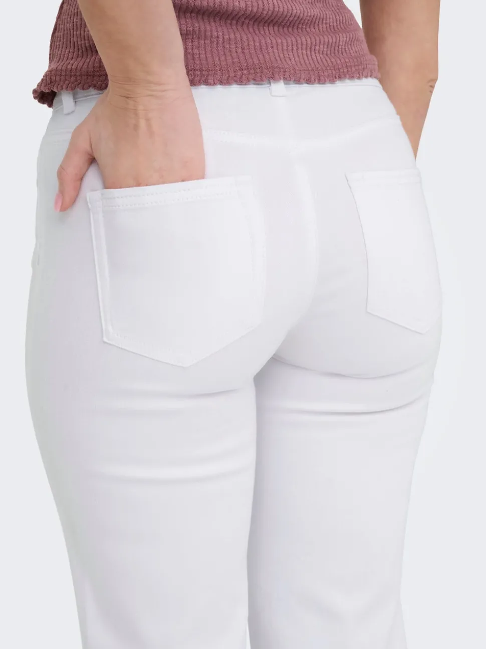 ONLBLUSH Taille moyenne Straight Fit Jeans
