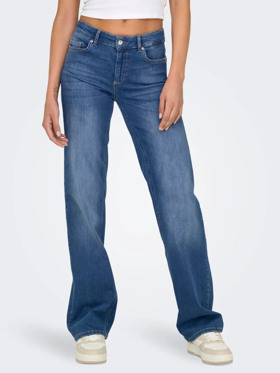 ONLBLUSH Taille moyenne Straight Fit Jeans