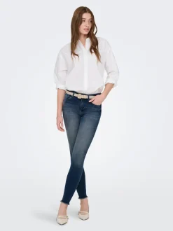 ONLBLUSH Taille moyenne Skinny Fit Longueur cheville Jeans