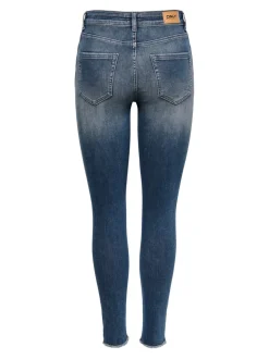 ONLBLUSH Taille moyenne Skinny Fit Longueur cheville Jeans