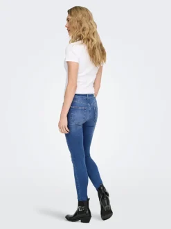 ONLBLUSH Taille moyenne Skinny Fit Longueur cheville Jeans