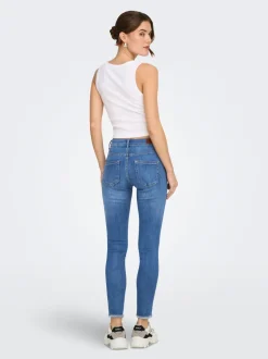 ONLBLUSH Taille moyenne Skinny Fit Longueur cheville Jeans