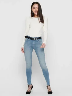 ONLBLUSH Taille moyenne Skinny Fit Longueur cheville Jeans