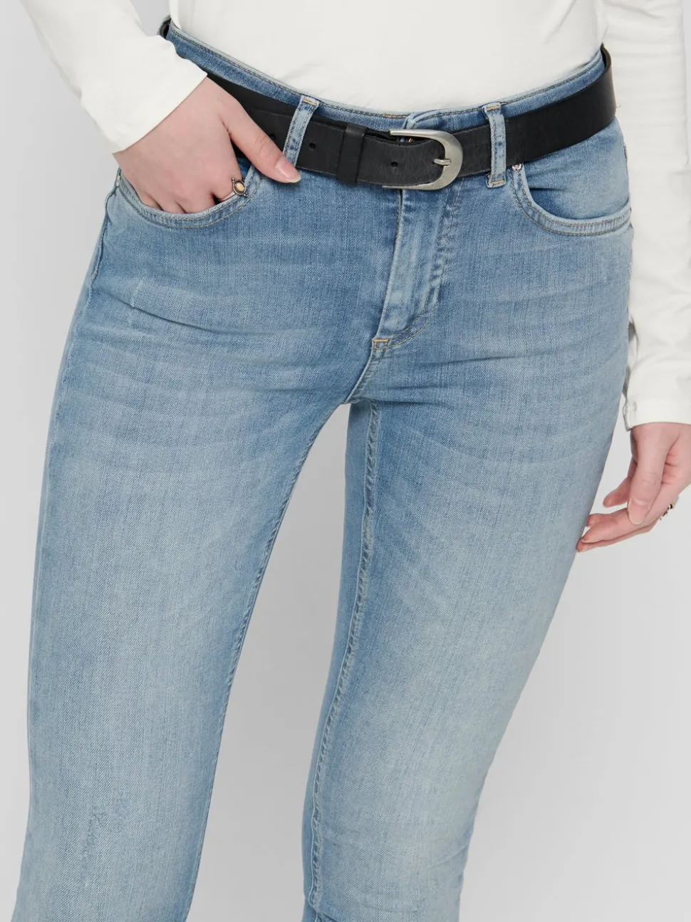 ONLBLUSH Taille moyenne Skinny Fit Longueur cheville Jeans