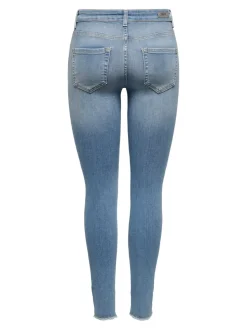 ONLBLUSH Taille moyenne Skinny Fit Longueur cheville Jeans