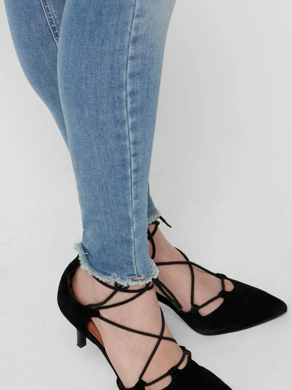 ONLBLUSH Taille moyenne Skinny Fit Longueur cheville Jeans