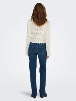 ONLBLUSH Taille moyenne Straight Fit Jeans