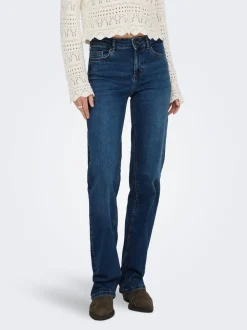 ONLBLUSH Taille moyenne Straight Fit Jeans