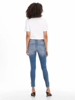 ONLBLUSH Taille moyenne Skinny Fit Longueur cheville Jeans